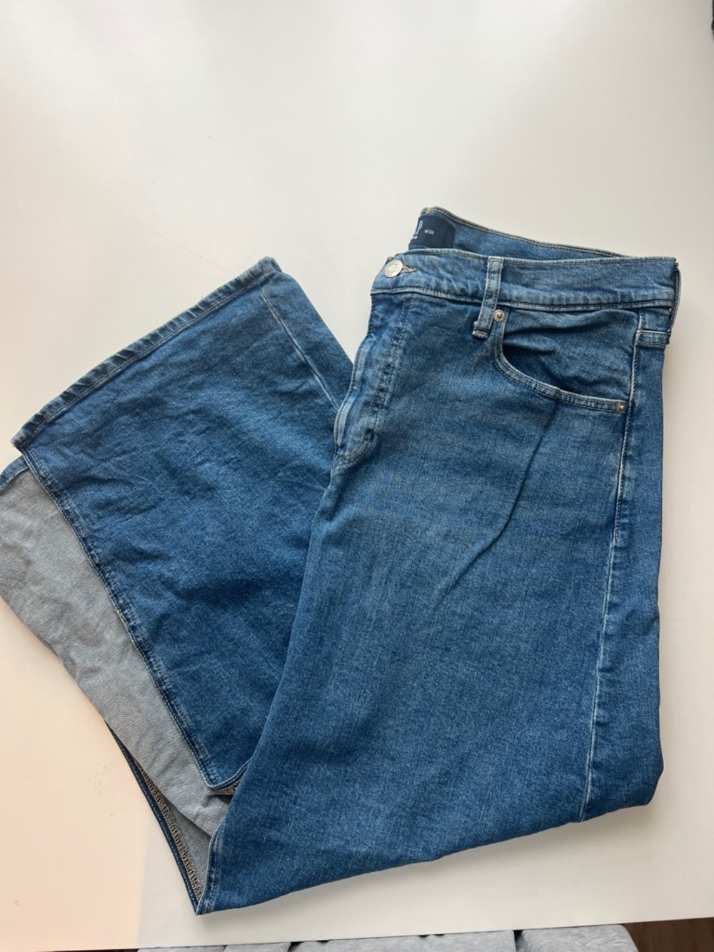 Gap denim maxi skirt